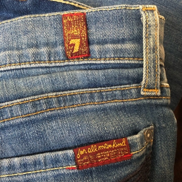 7 FOR ALL MANKIND Crop Dojo Jeans Size 31 - Picture 8 of 12